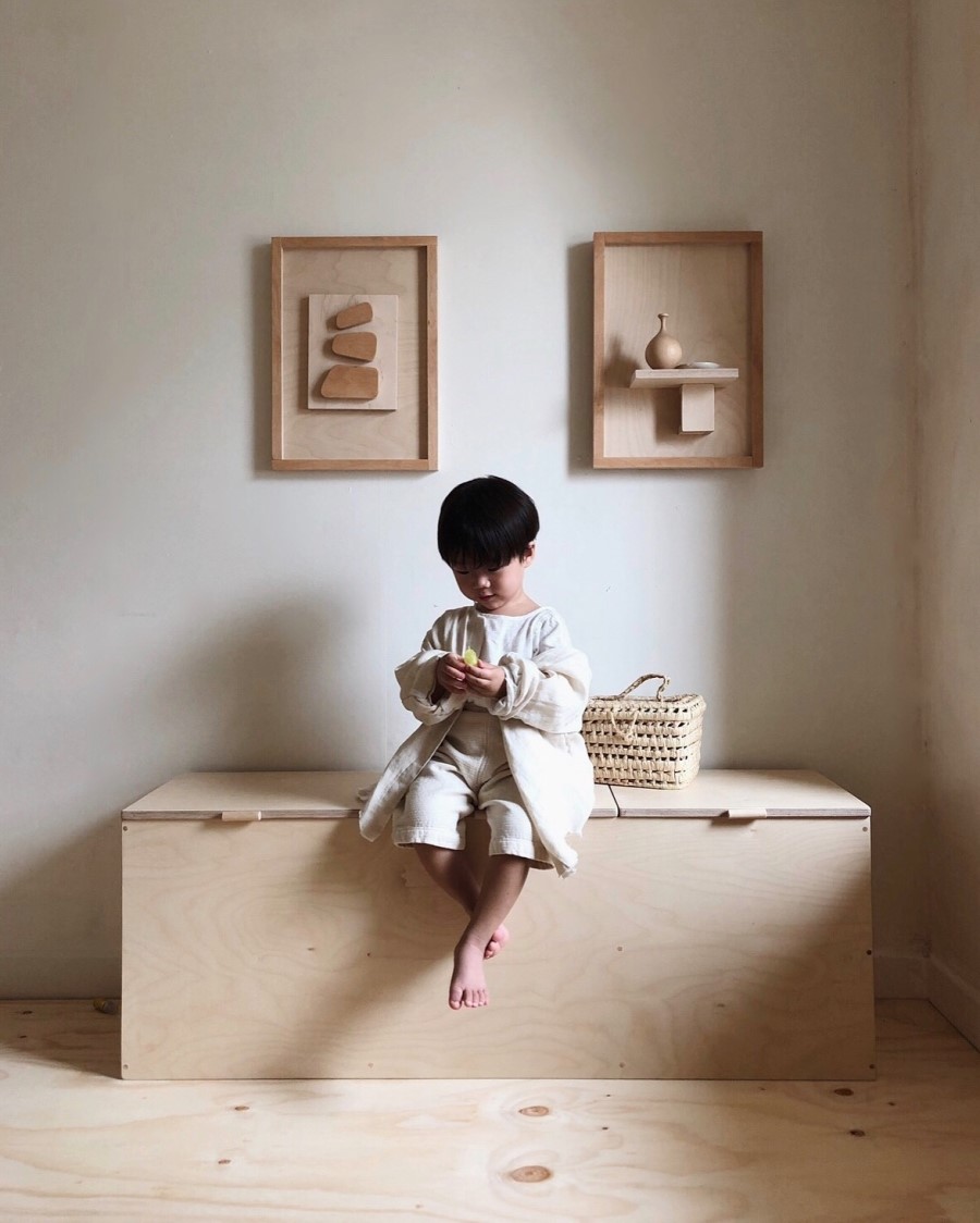 Storage box and bench