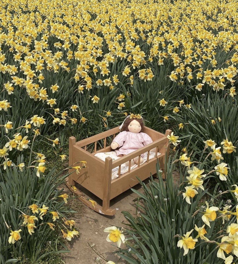 Doll bed and a baby chair
