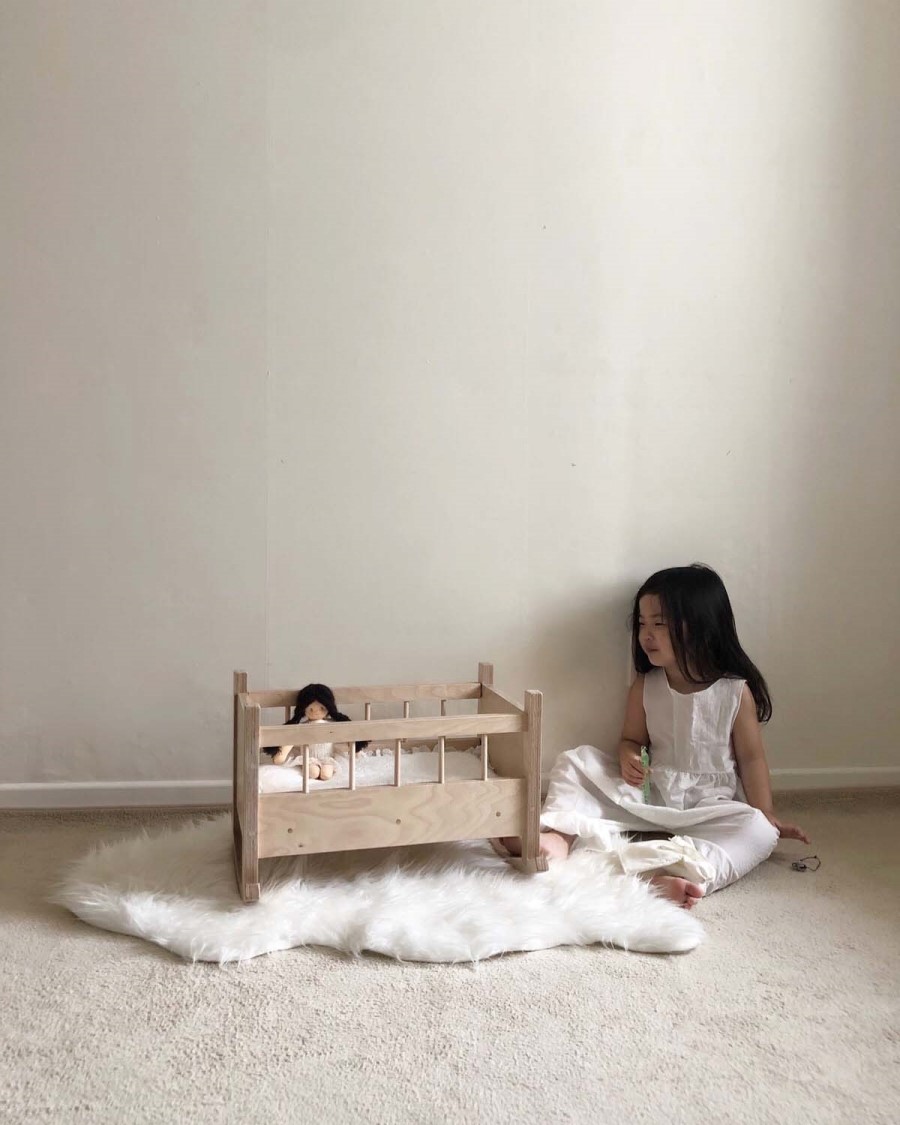 Doll bed and a baby chair