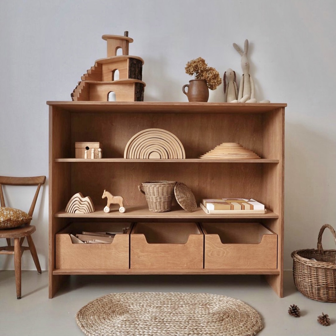 3-tier storage shelf