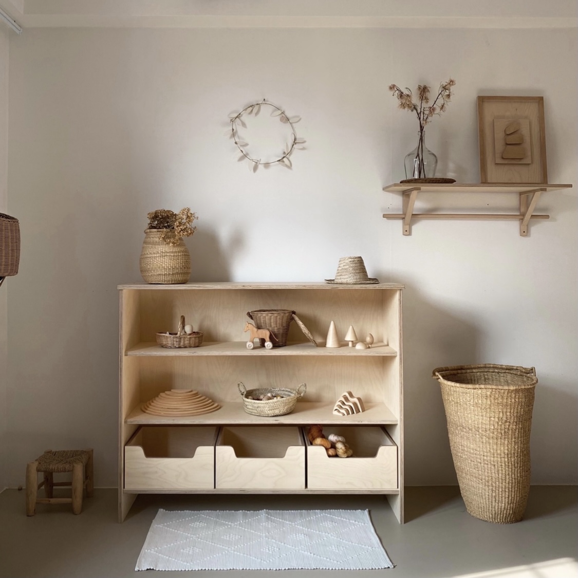 3-tier storage shelf