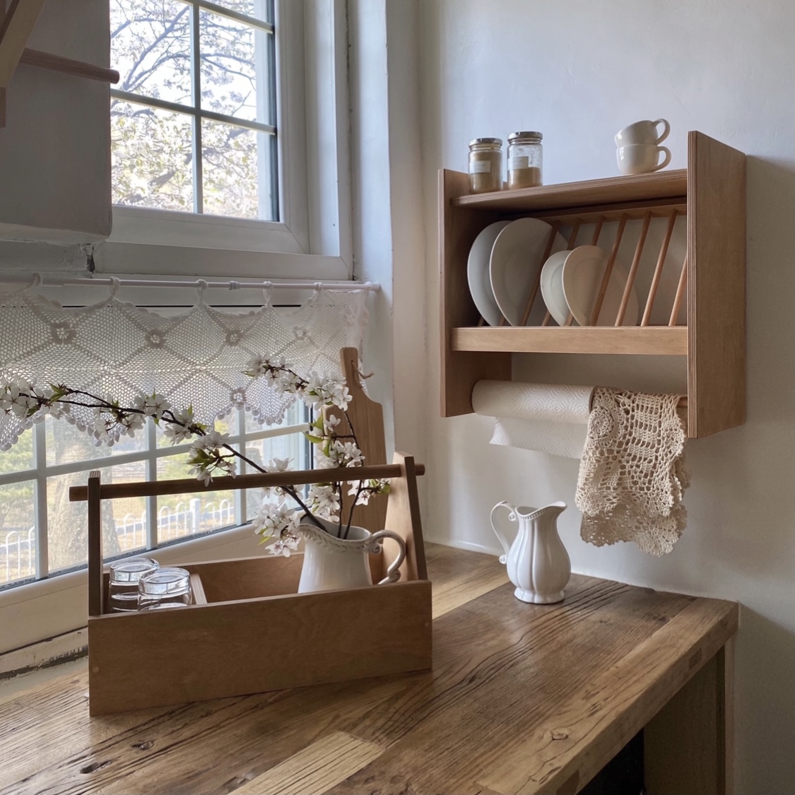 a dish box and a storage box