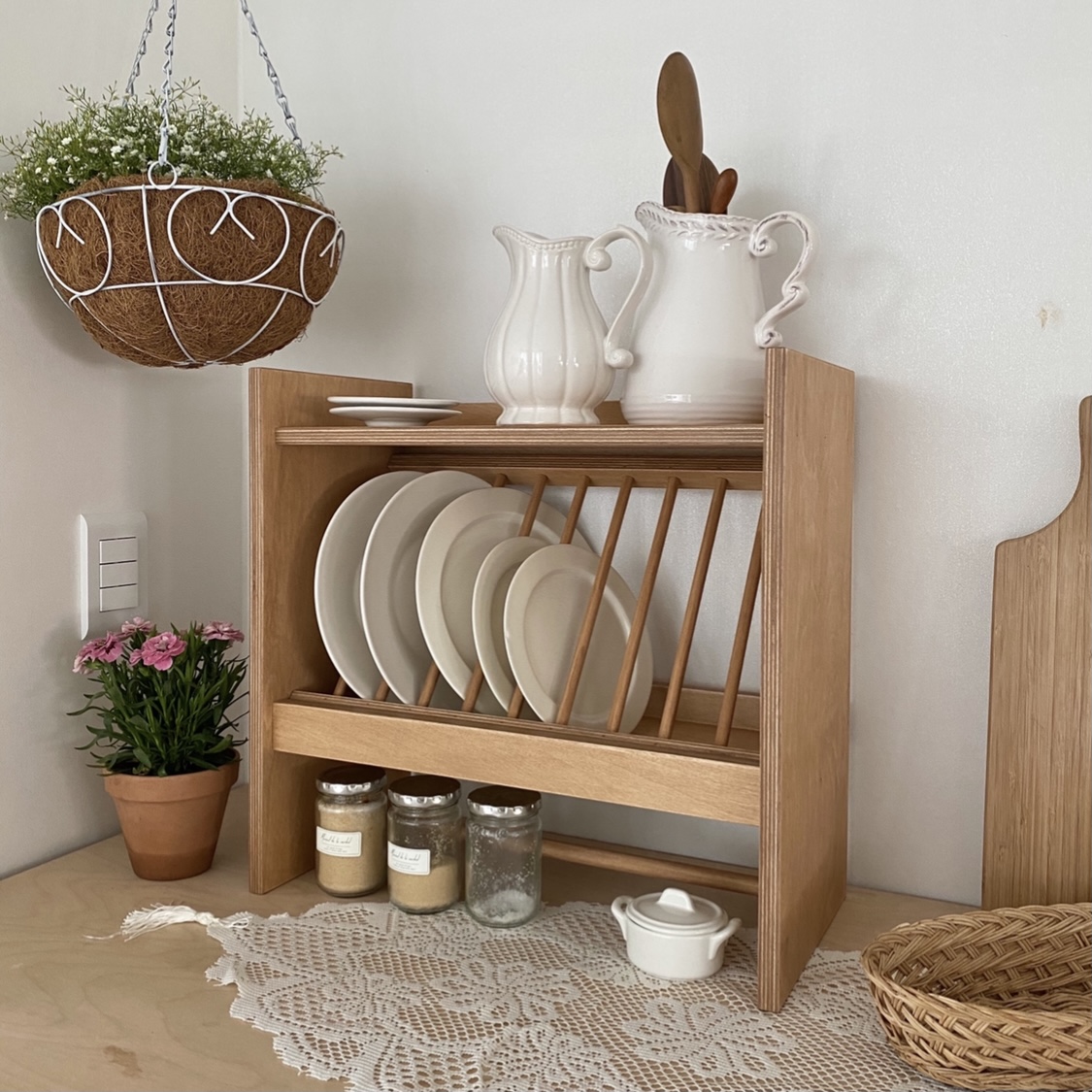 a dish box and a storage box
